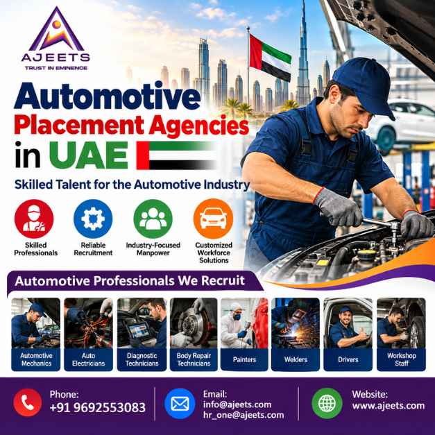 Automotive Placement Agencies in UAE – Skilled Talent for the Automotive Industry